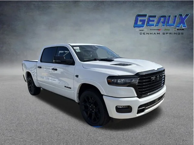 New 2027 Bright White Clear-Coat Exterior Paint RAM Laramie image 1