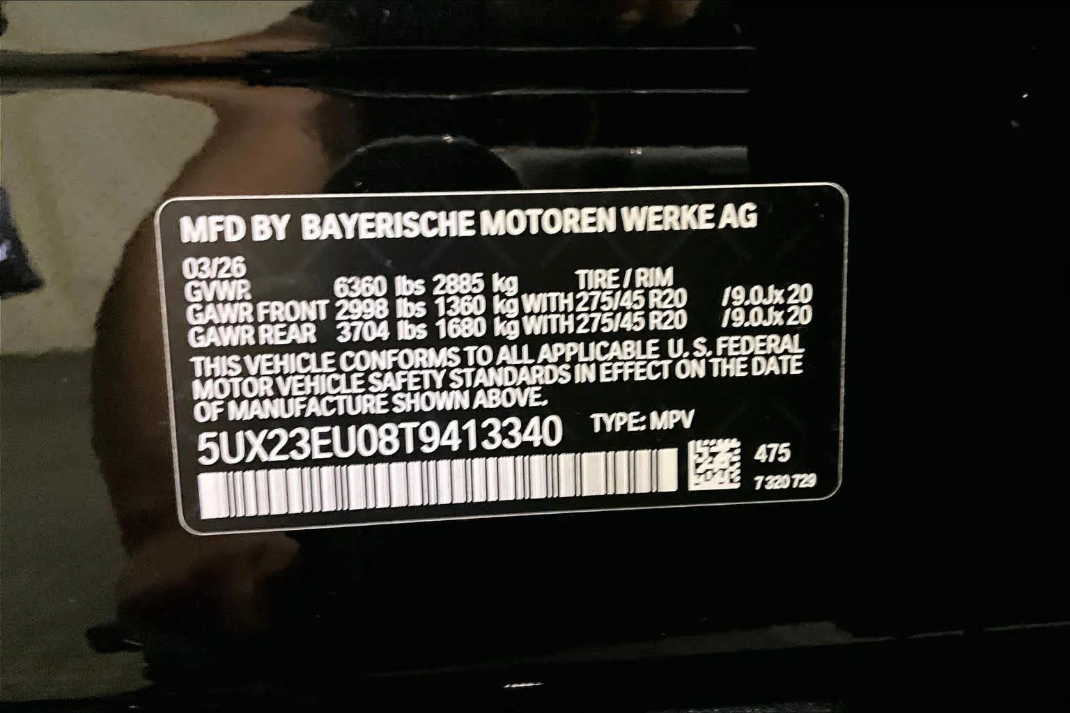 New 2026 Black Sapphire Metallic BMW xDrive40i image 12