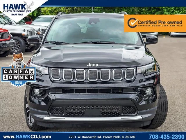 Certified Used 2022 Black Jeep Limited image 4
