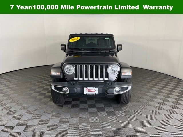 Used 2021 Gray Jeep Unlimited Sahara image 2