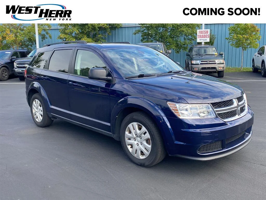 Used 2019 Contusion Blue Pearlcoat Dodge SE Value Pkg image 1