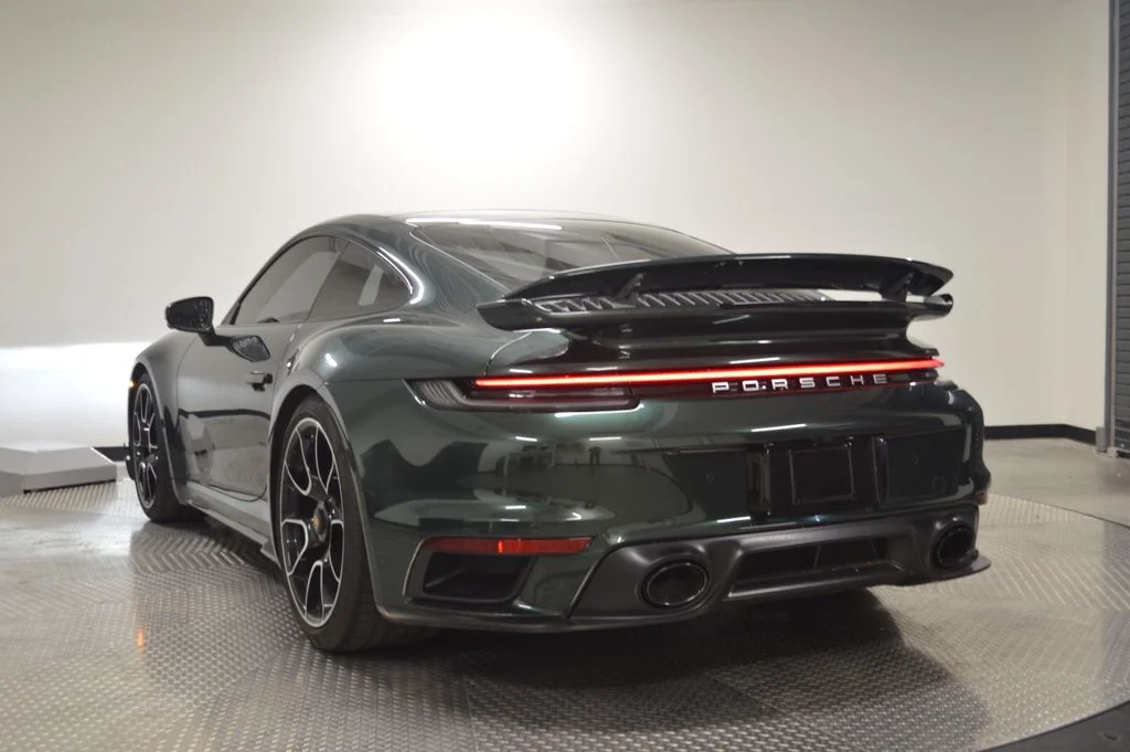 Used 2025 Gentian Blue Metallic Porsche Turbo S image 3