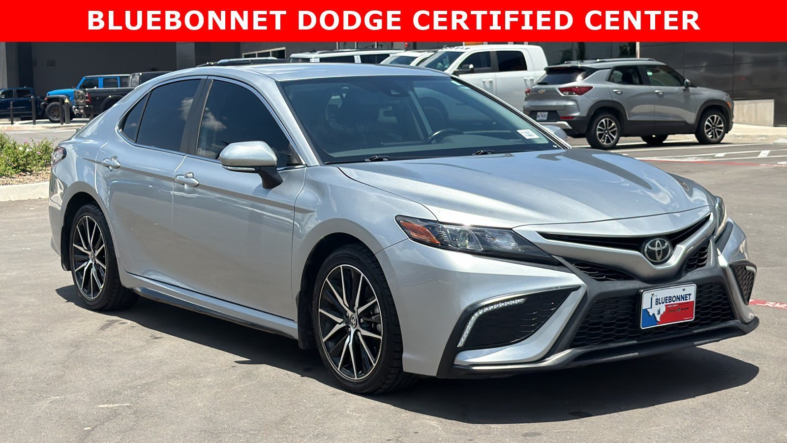 Certified Used 2023 Silver Toyota SE image 3
