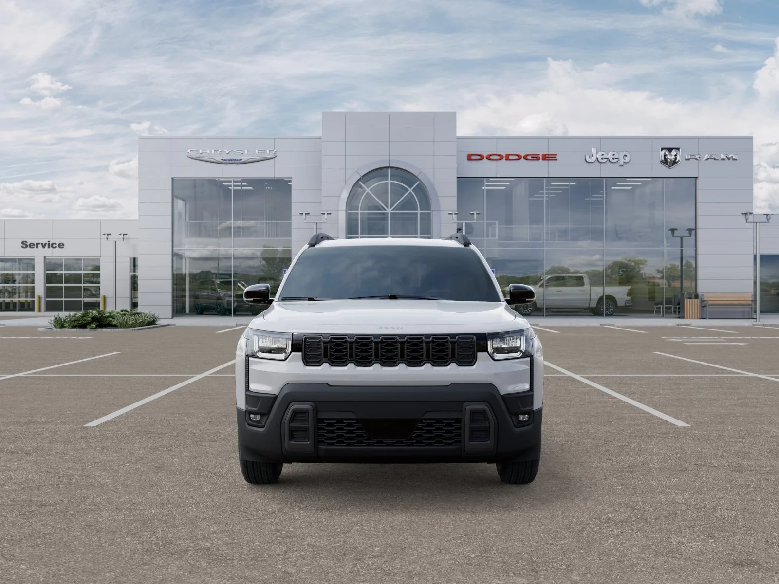New 2026 Bright White Clear-Coat Exterior Paint Jeep Limited image 7