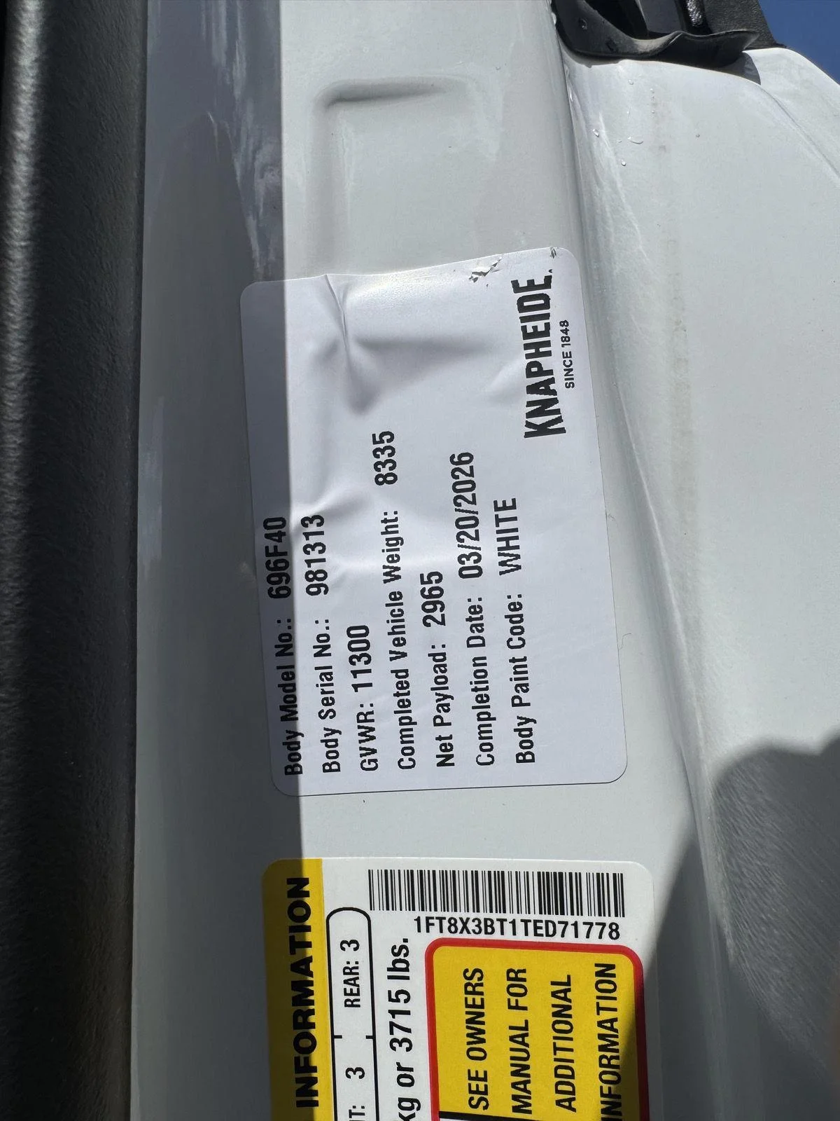 New 2026 Oxford White Ford XL image 15
