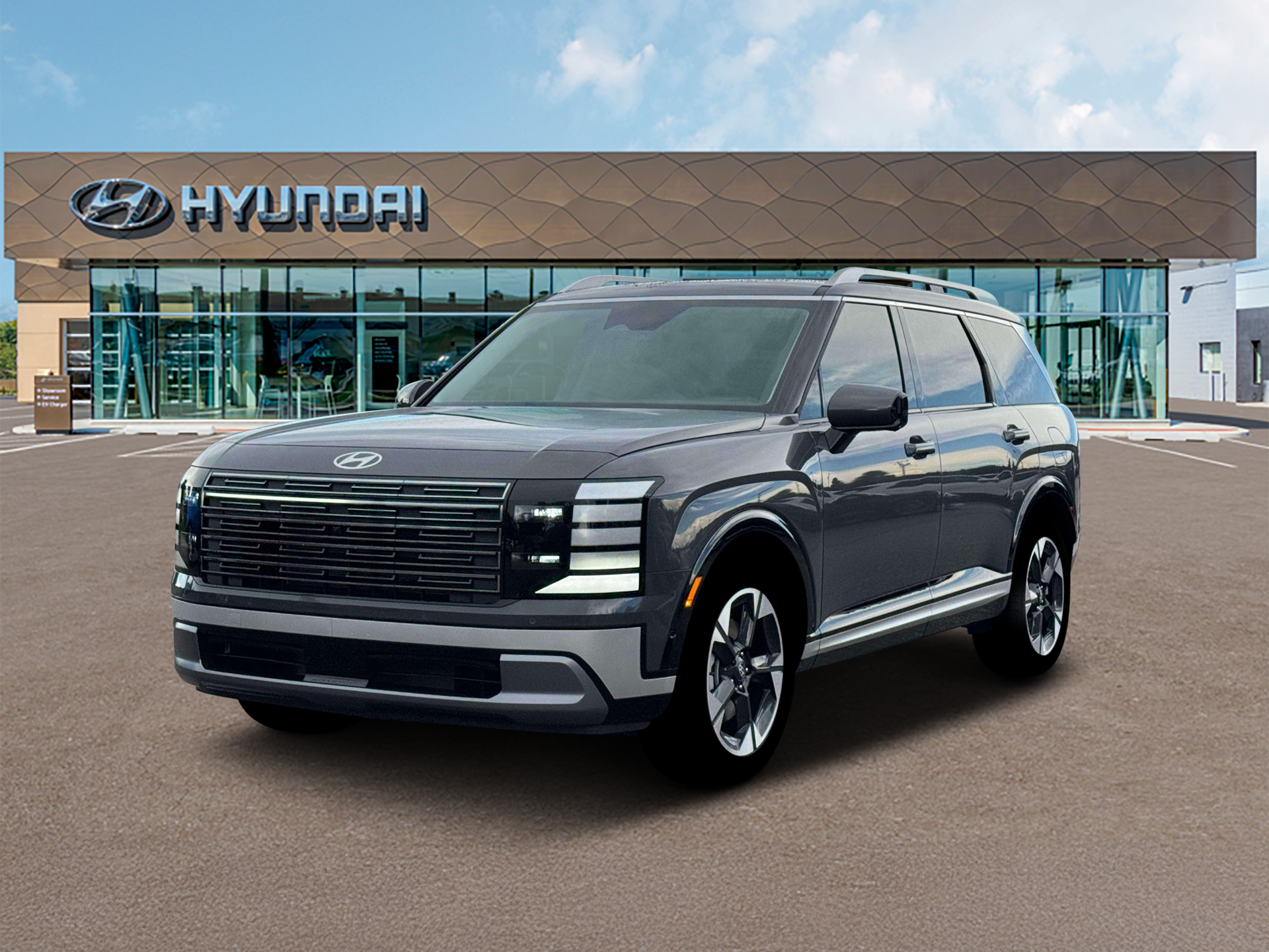 New 2026 Gray Hyundai Limited AWD image 1
