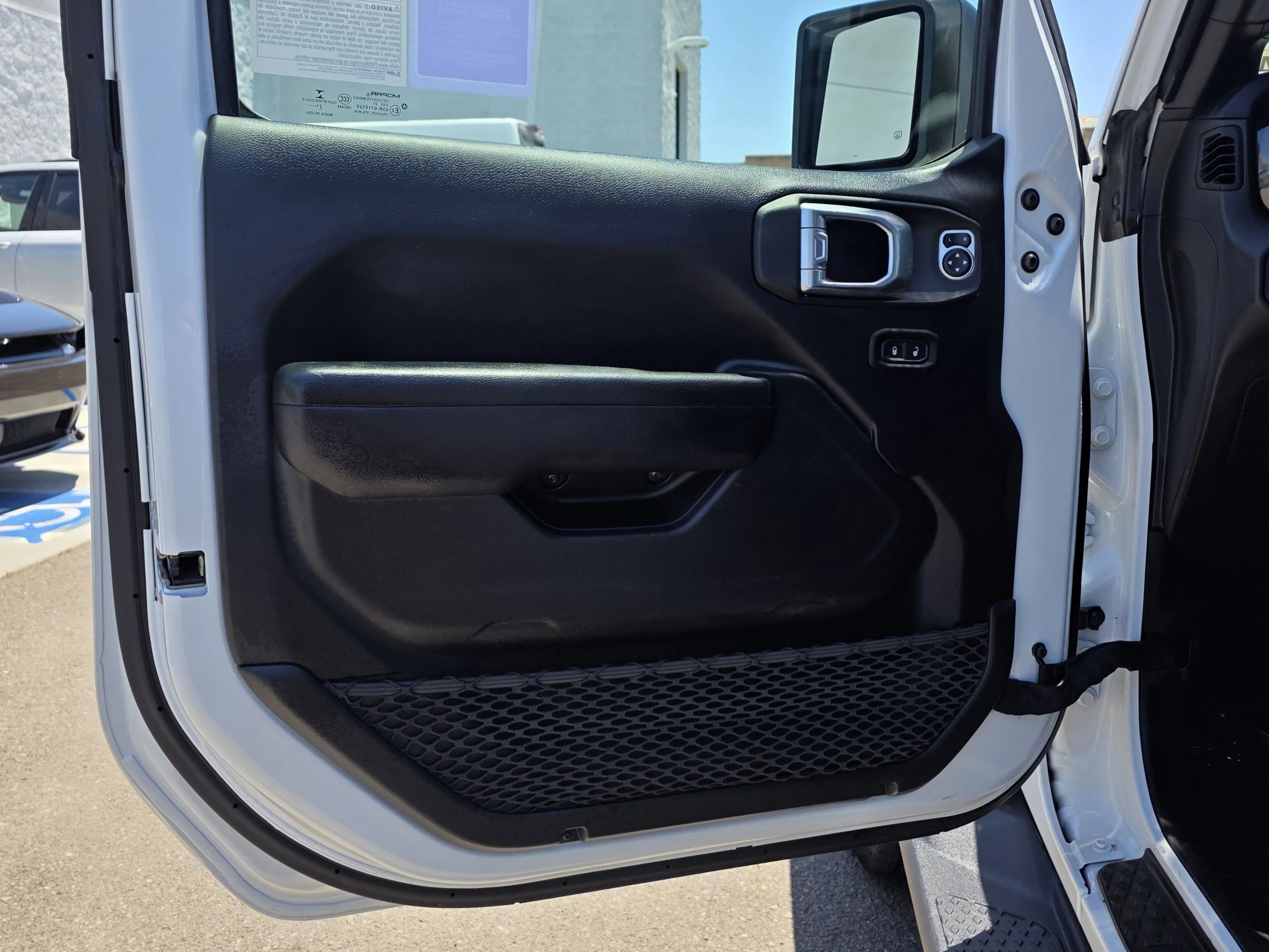 Used 2021 Bright White Clearcoat Jeep Sport image 10