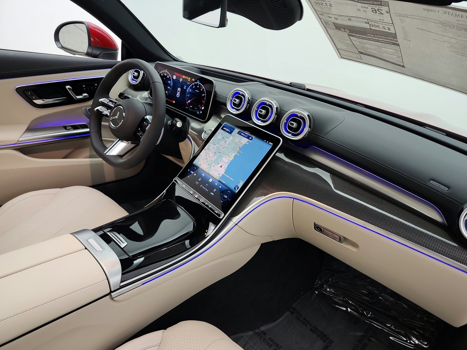 New 2027 MANUFAKTUR Patagonia Red Metallic Mercedes-Benz CLE 450 4MATIC® Coupe image 33