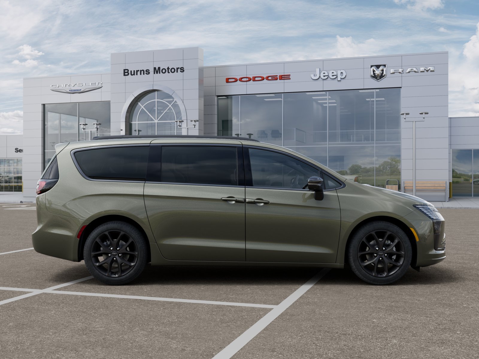 New 2027 Olive Green Pearl-Coat Exterior Paint Chrysler Limited S image 47
