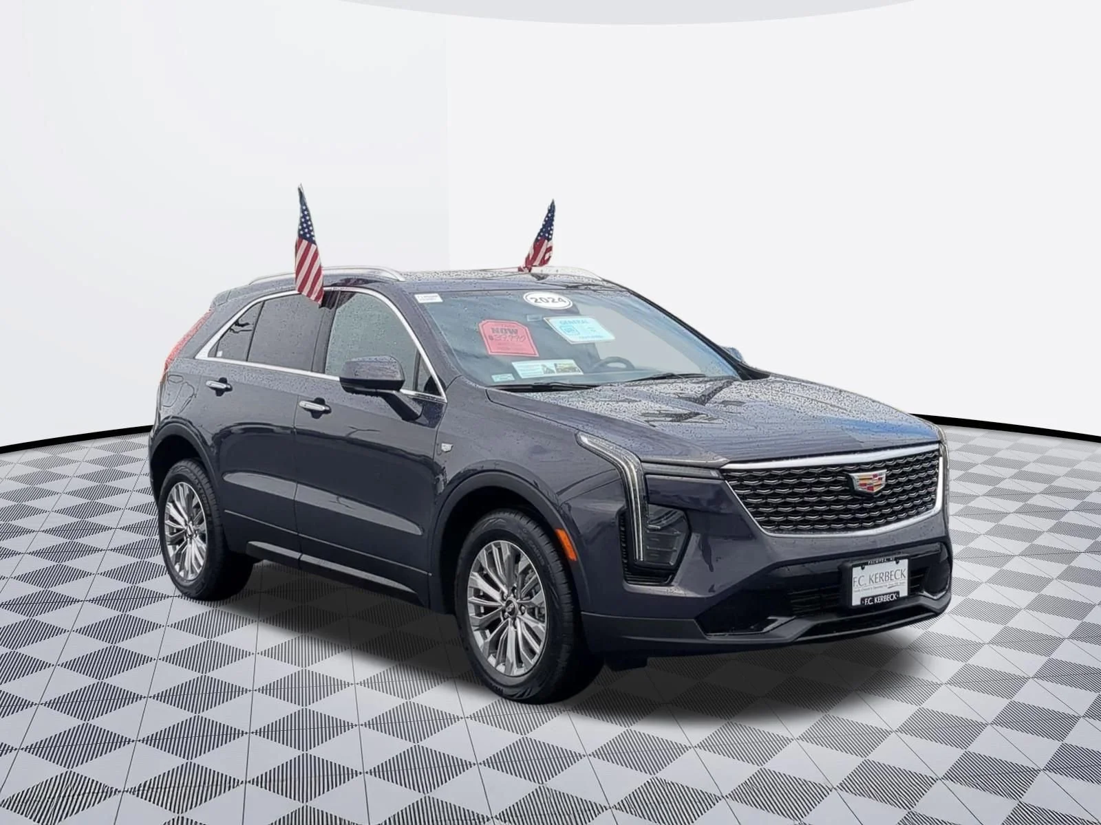 Used 2024 Midnight Sky Metallic Cadillac AWD Premium Luxury image 2