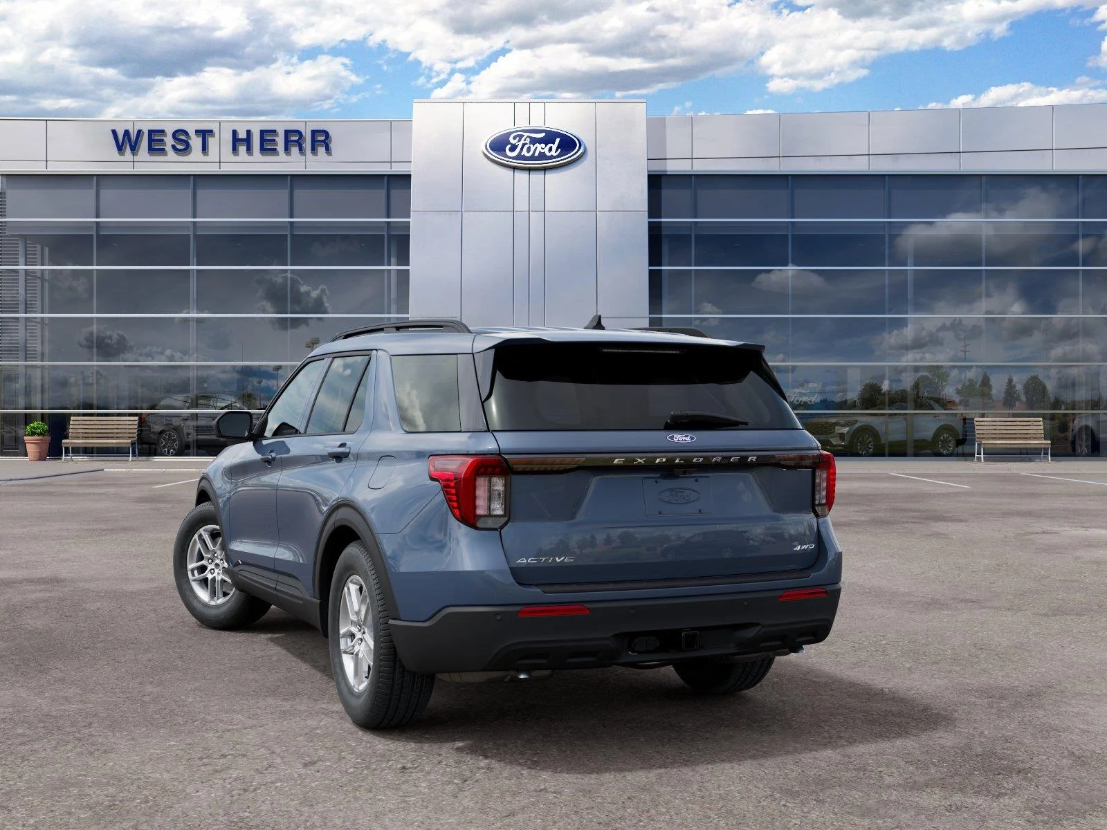 New 2027 Vapor Blue Metallic Ford Active image 4