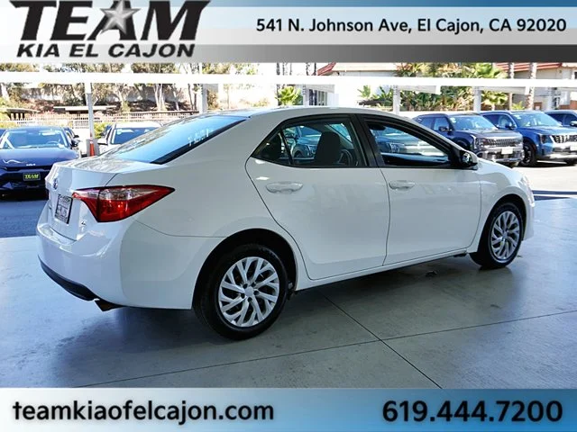 Used 2019 White Toyota LE image 9