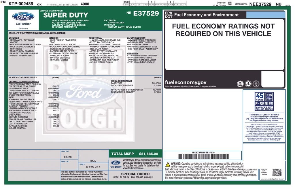 Used 2022 Iconic Silver Metallic Ford XL image 15