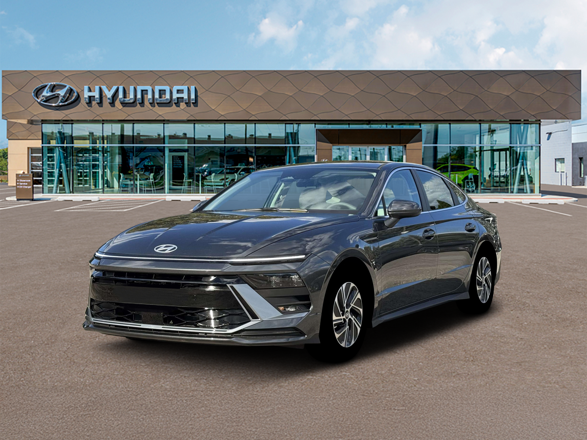 New 2026 Gray Hyundai Blue image 1
