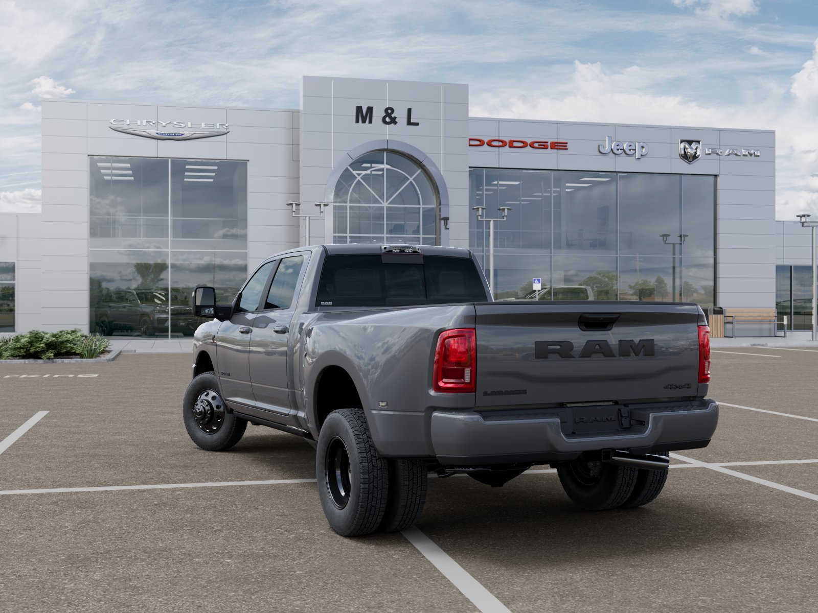 New 2026 Ceramic Gray Clear-Coat Exterior Paint RAM Laramie image 30