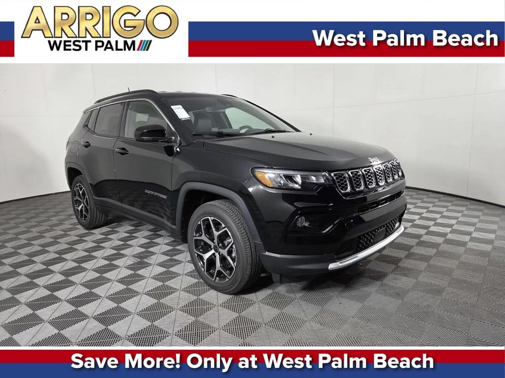 New 2026 Diamond Black Crystal Pearlcoat Jeep Limited image 1