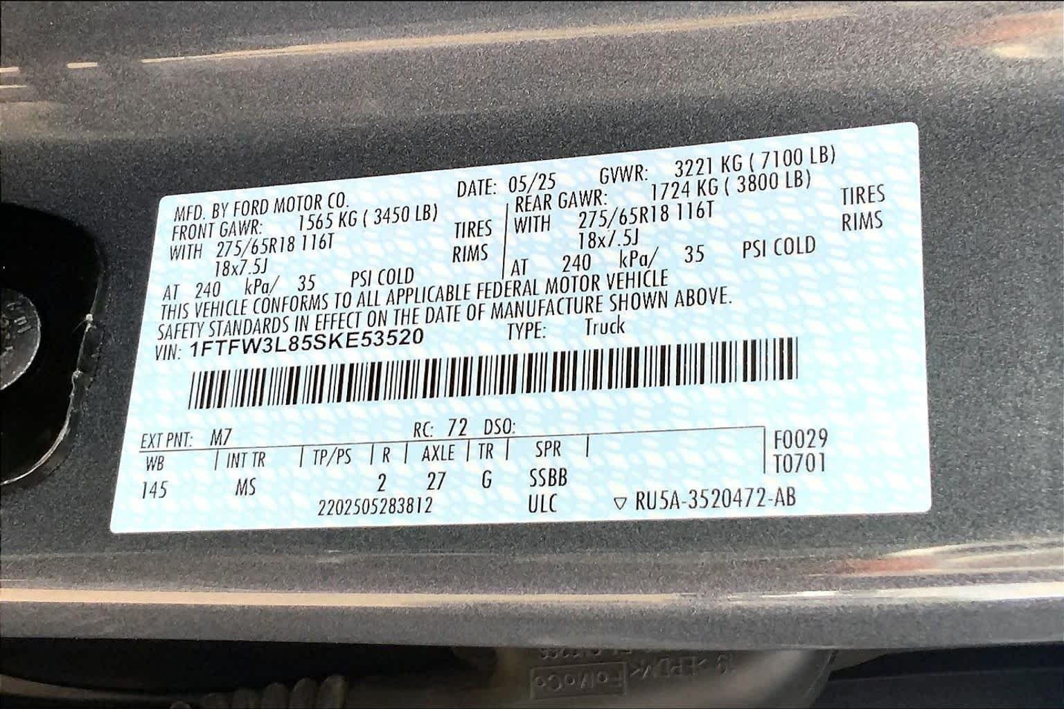 Used 2025 Carbonized Gray Metallic Ford XLT image 36