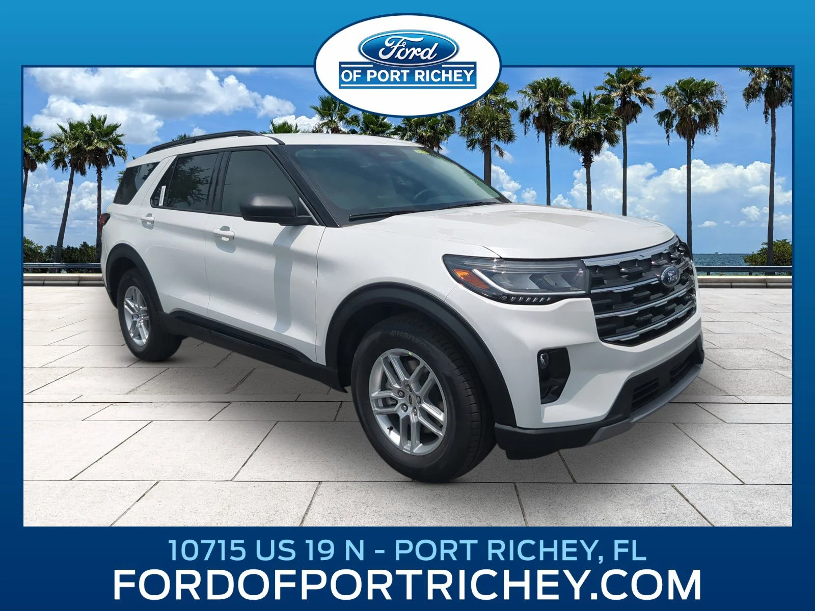 New 2026 Star White Metallic Tri-Coat Ford Active image 1