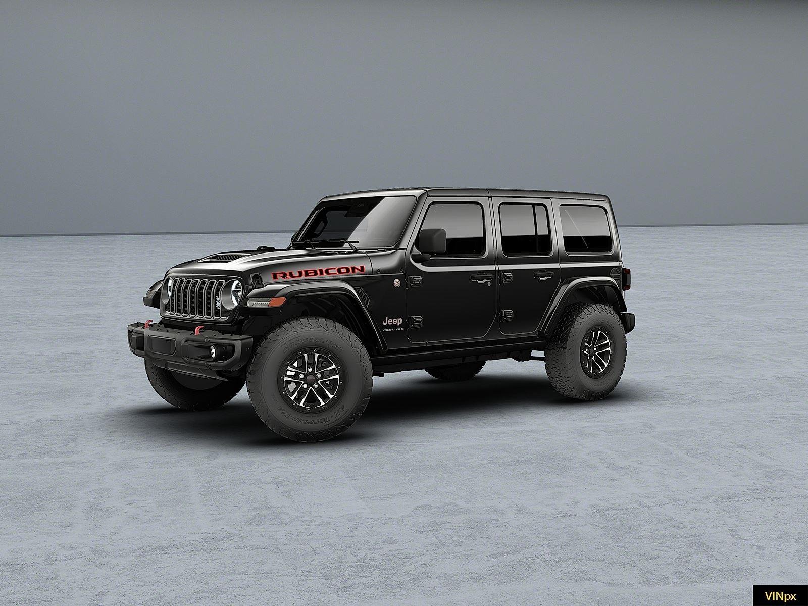 New 2026 Black Clear-Coat Exterior Paint Jeep Rubicon X image 2