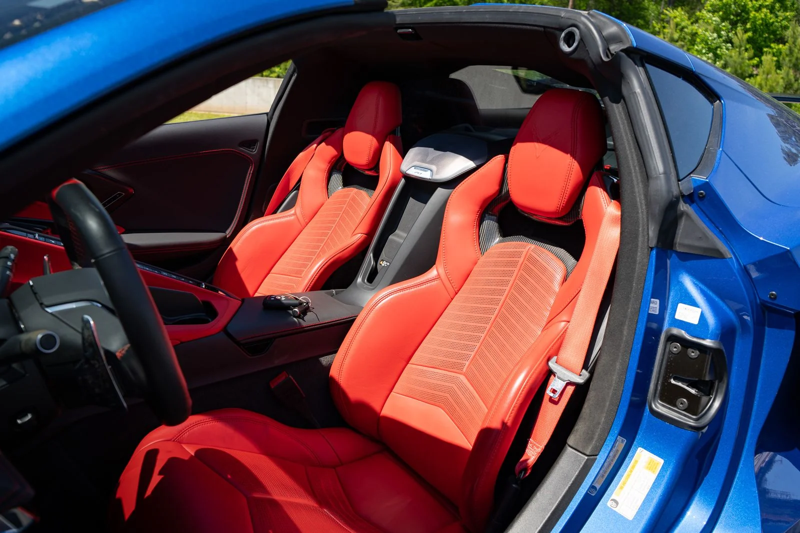 Used 2023 Blue Metallic Chevrolet Stingray image 33