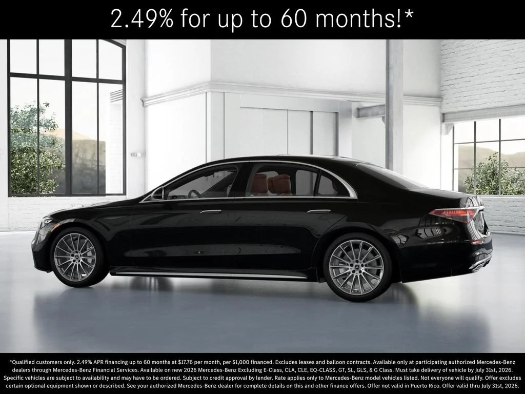 New 2026 Obsidian Black Metallic Mercedes-Benz S 580 image 74