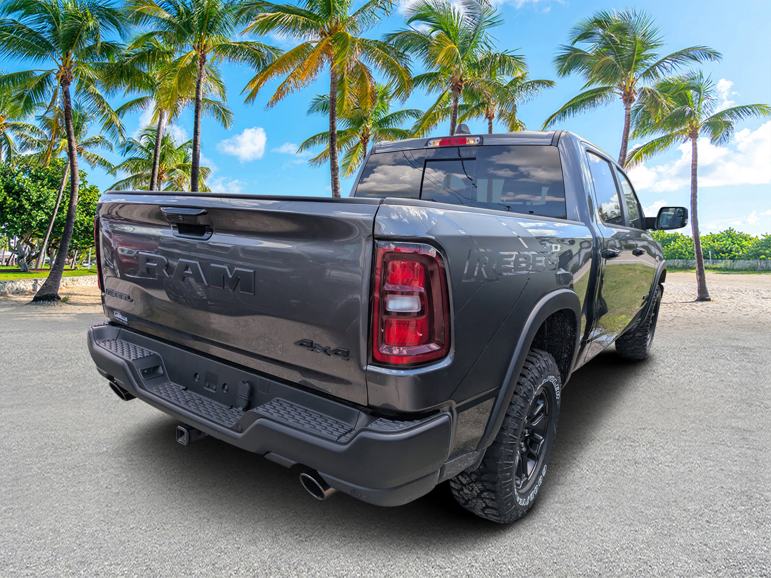 New 2026 Granite Crystal Metallic Clear-Coat Exterior Paint RAM Rebel image 2