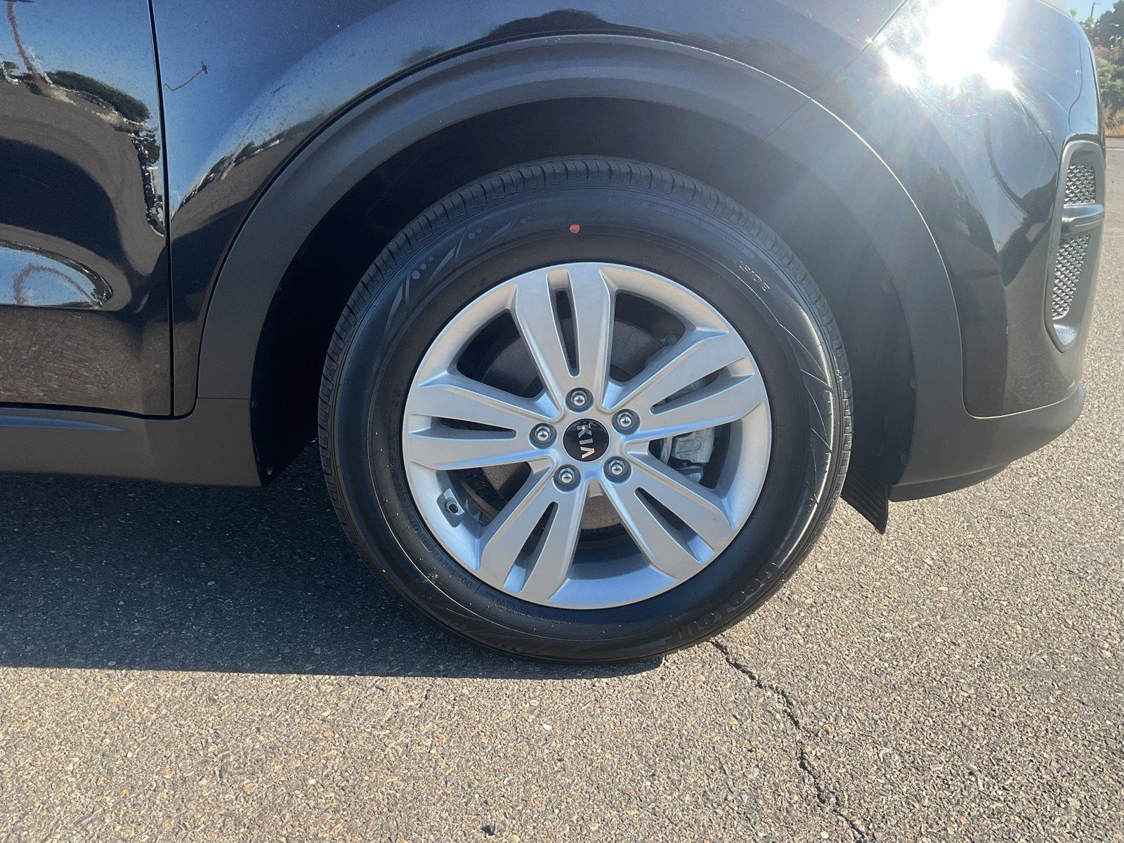 Used 2017 Black Cherry Kia LX image 11