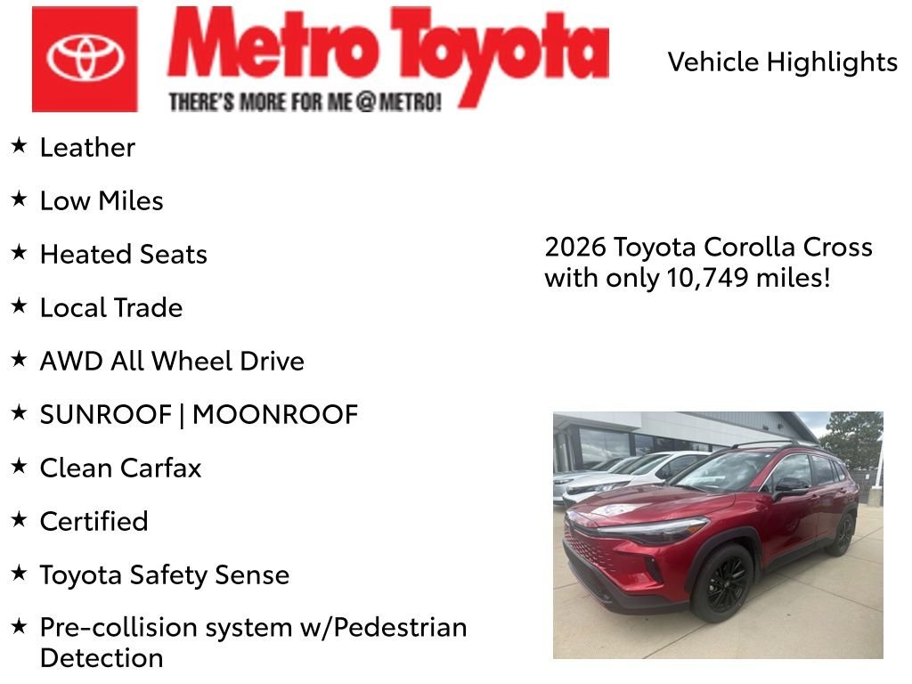 Certified Used 2026 Red Toyota Hybrid XSE image 8