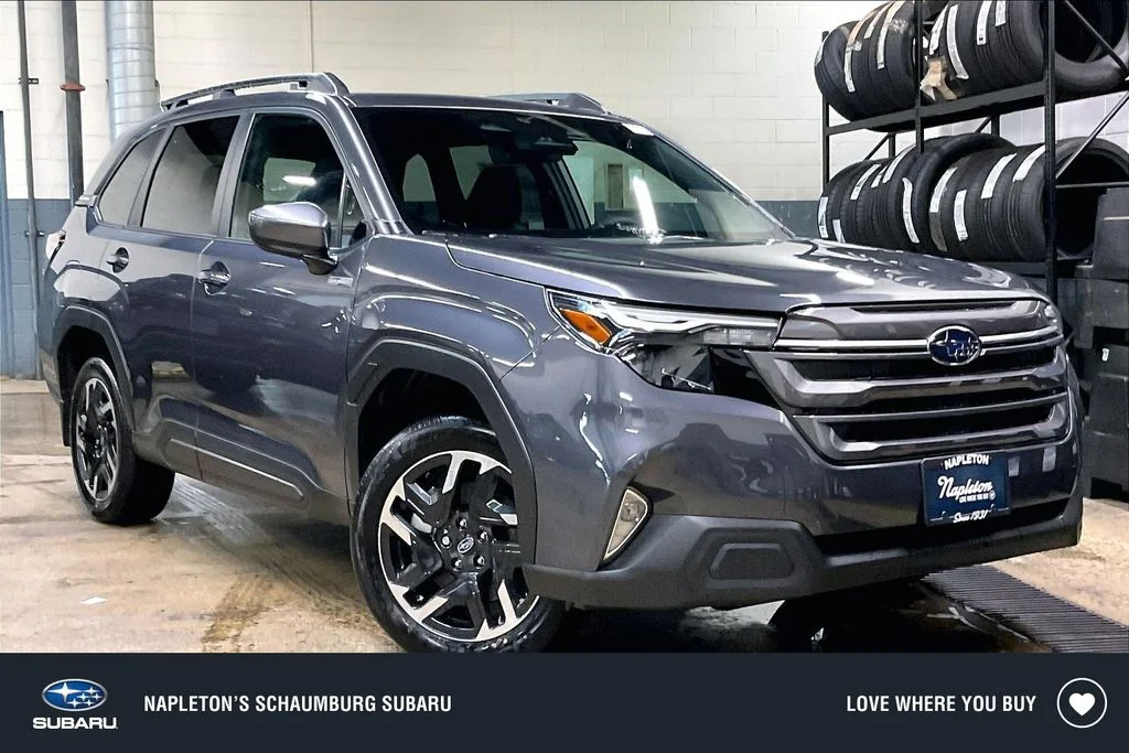 New 2026 MAGNETITE GRAY METALLIC Subaru Premium Hybrid image 1
