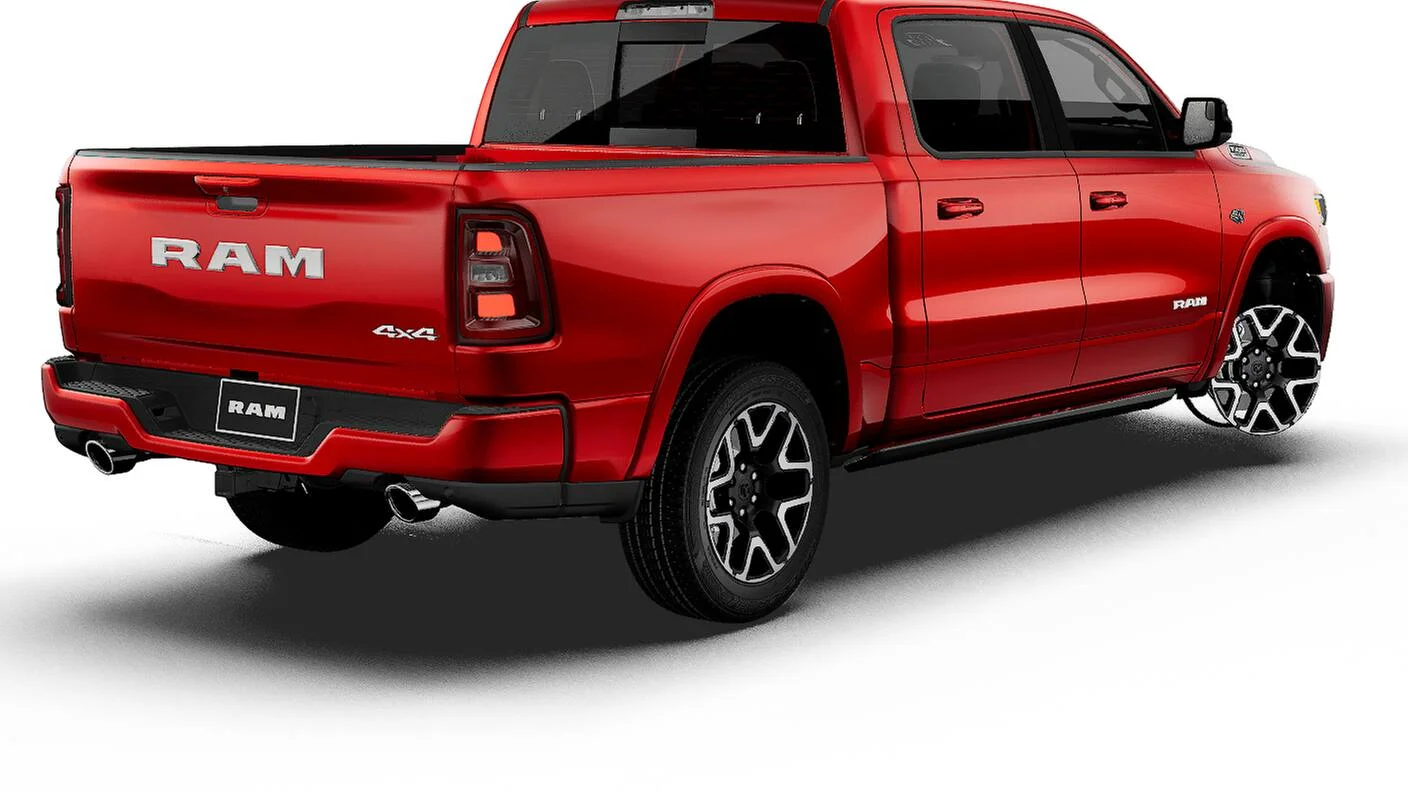New 2027 Molten Red Pearl-Coat Exterior Paint RAM LARAMIE image 2