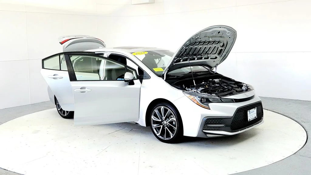 Certified Used 2021 Silver Toyota SE image 12
