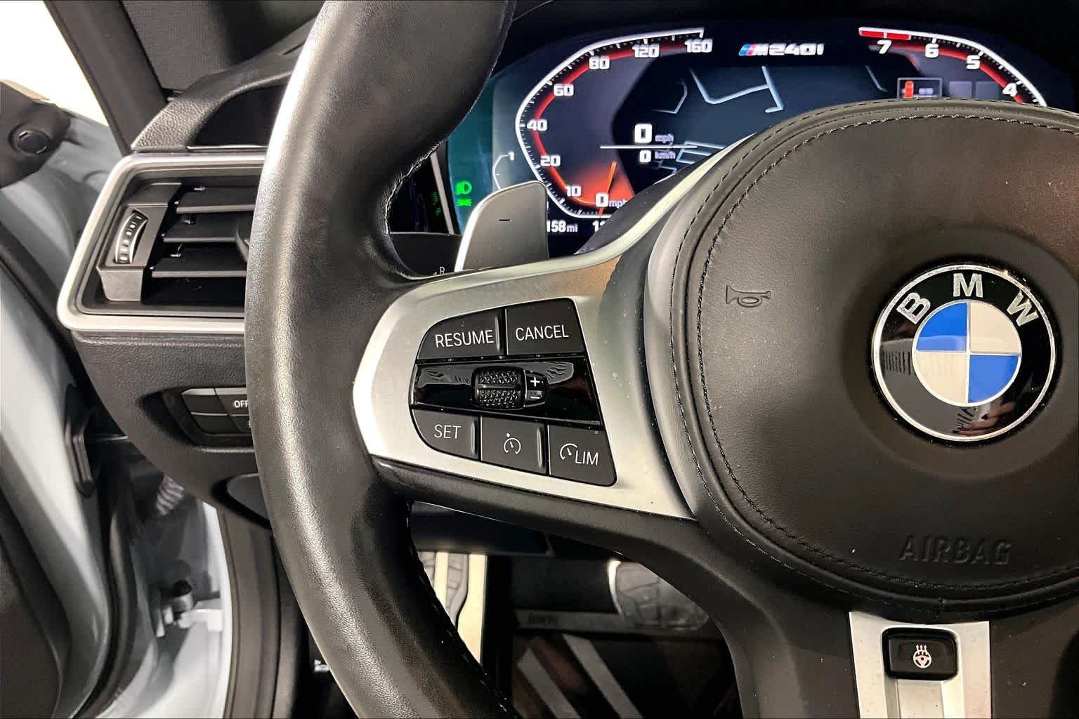 Used 2022 Brooklyn Grey Metallic BMW M240i xDrive image 23