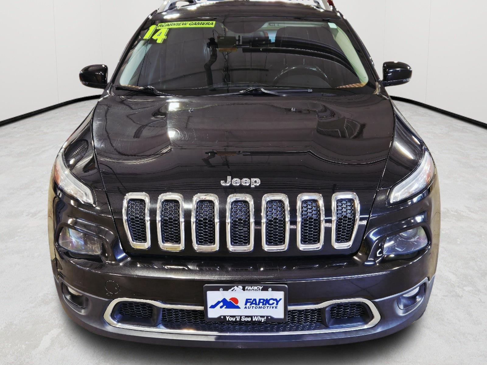 Used 2014 Brilliant Black Crystal Pearlcoat Jeep Limited image 19