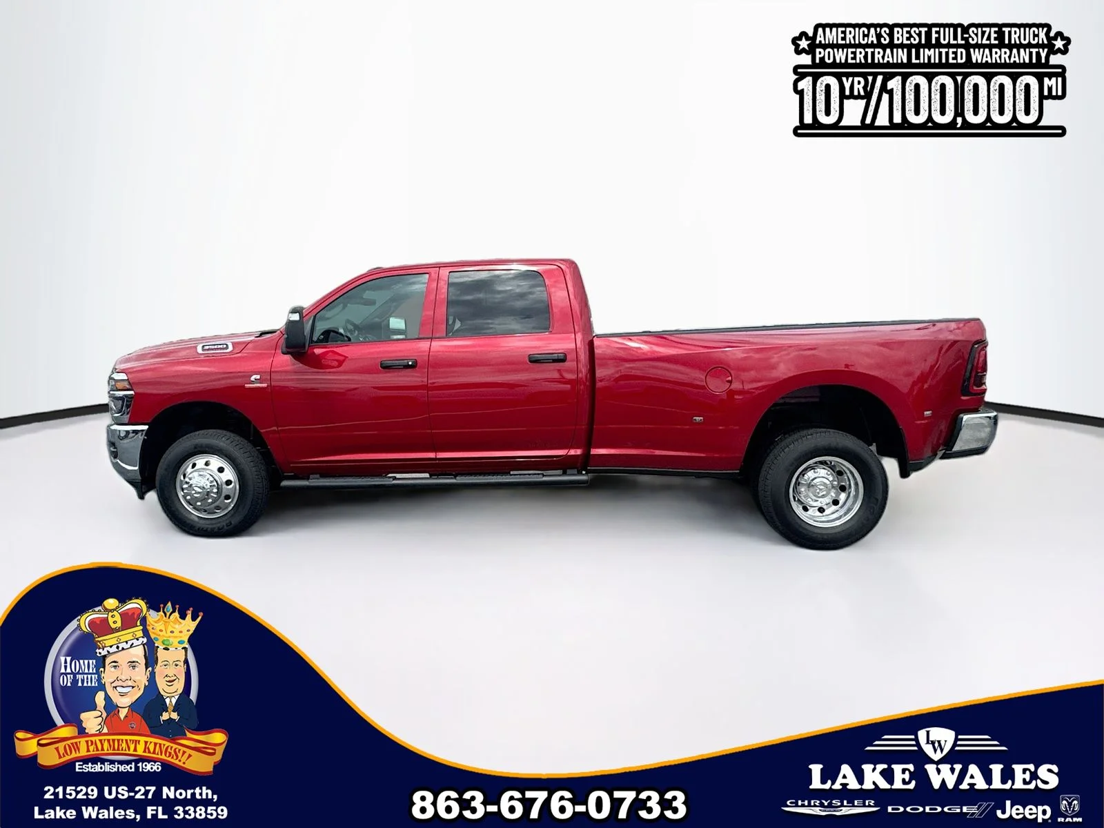 New 2026 Molten Red Pearl-Coat Exterior Paint RAM TRADESMAN image 3