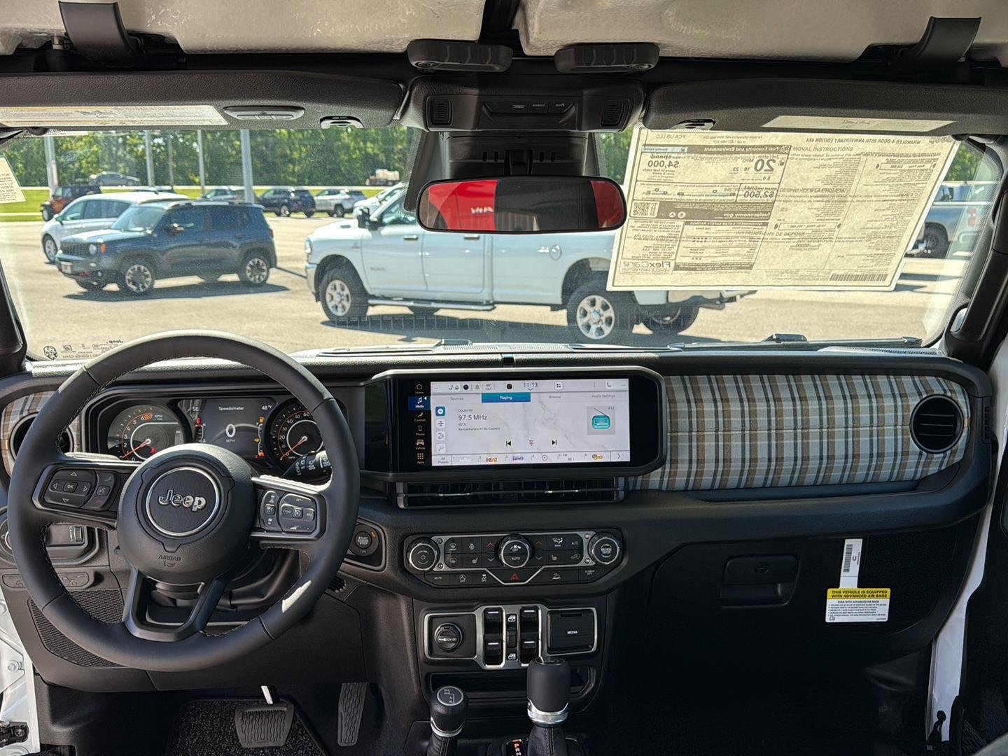 New 2026 Bright White Clear-Coat Exterior Paint Jeep 85th Anniversary image 3