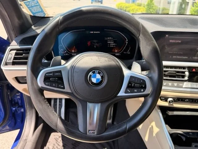 Used 2022 Portimao Blue Metallic BMW M340i xDrive image 14