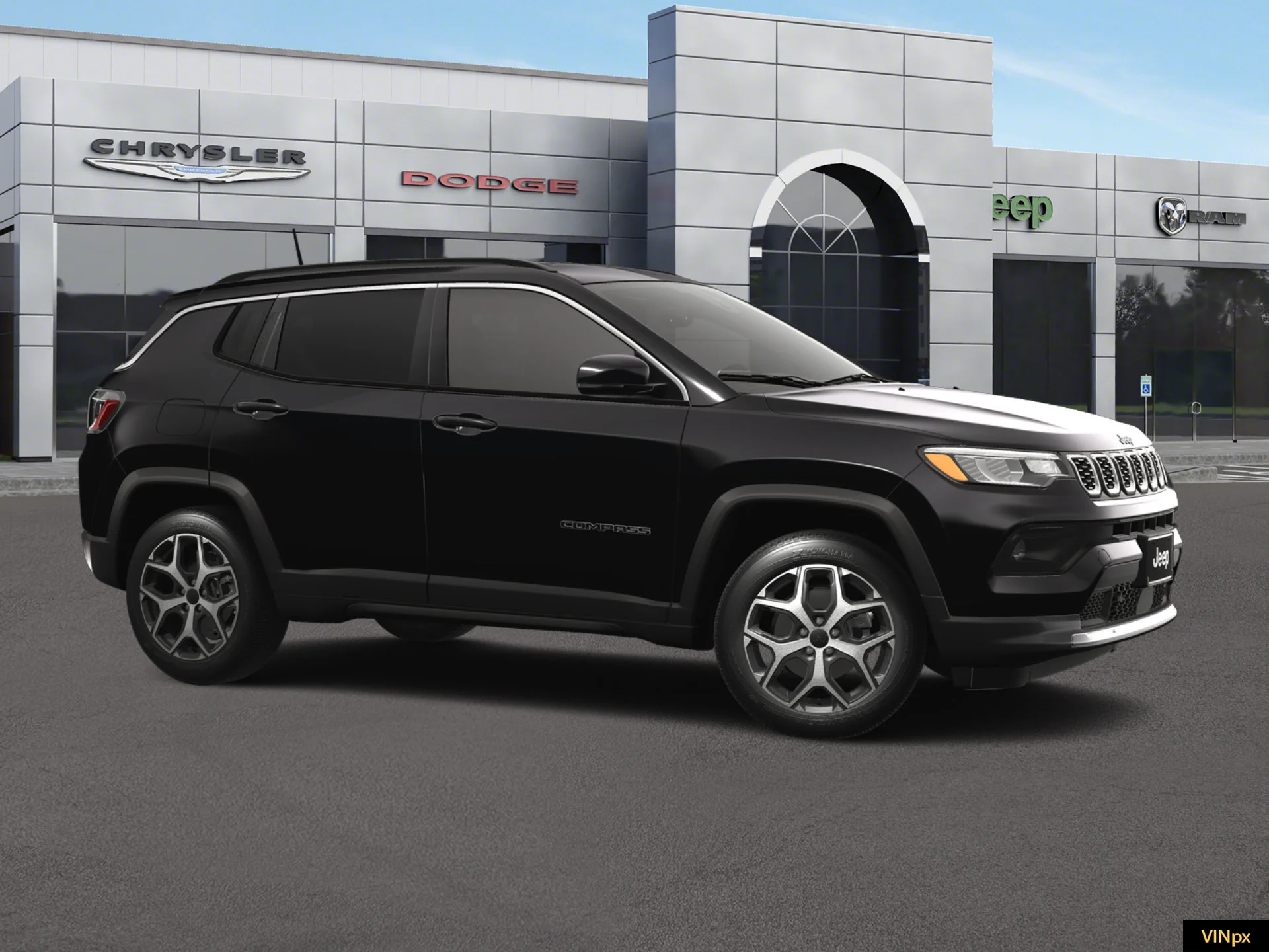 New 2026 Diamond Black Crystal Pearlcoat Jeep Limited image 10