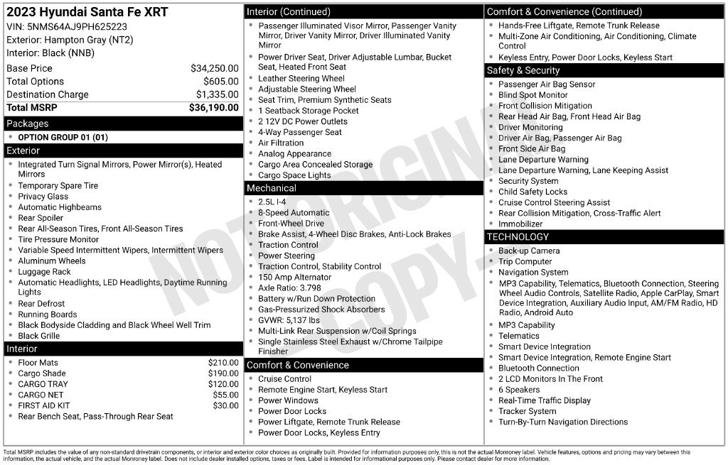 Used 2023 Hampton Gray Hyundai XRT image 5