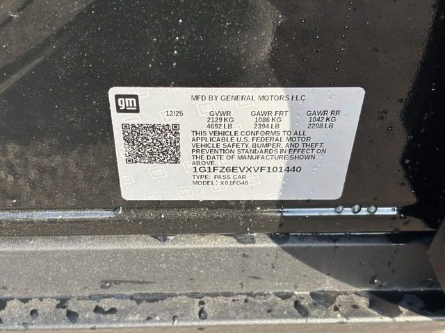 New 2027 Mosaic Black Metallic Chevrolet RS image 21