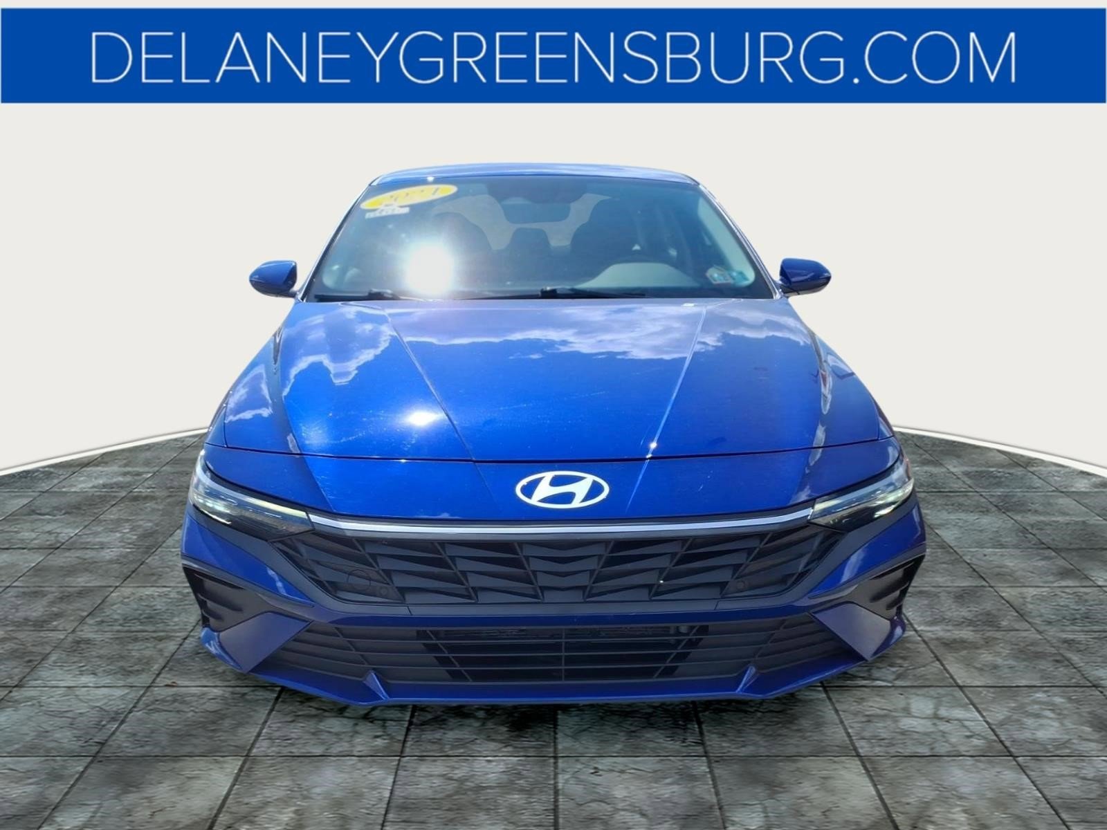 Used 2024 Intense Blue Hyundai Blue image 8