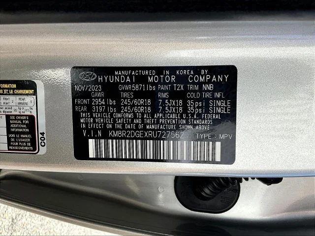 Used 2024 Silver Hyundai SEL image 22