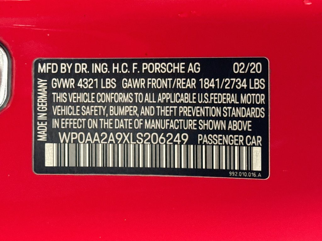 Used 2020  Porsche Carrera image 31