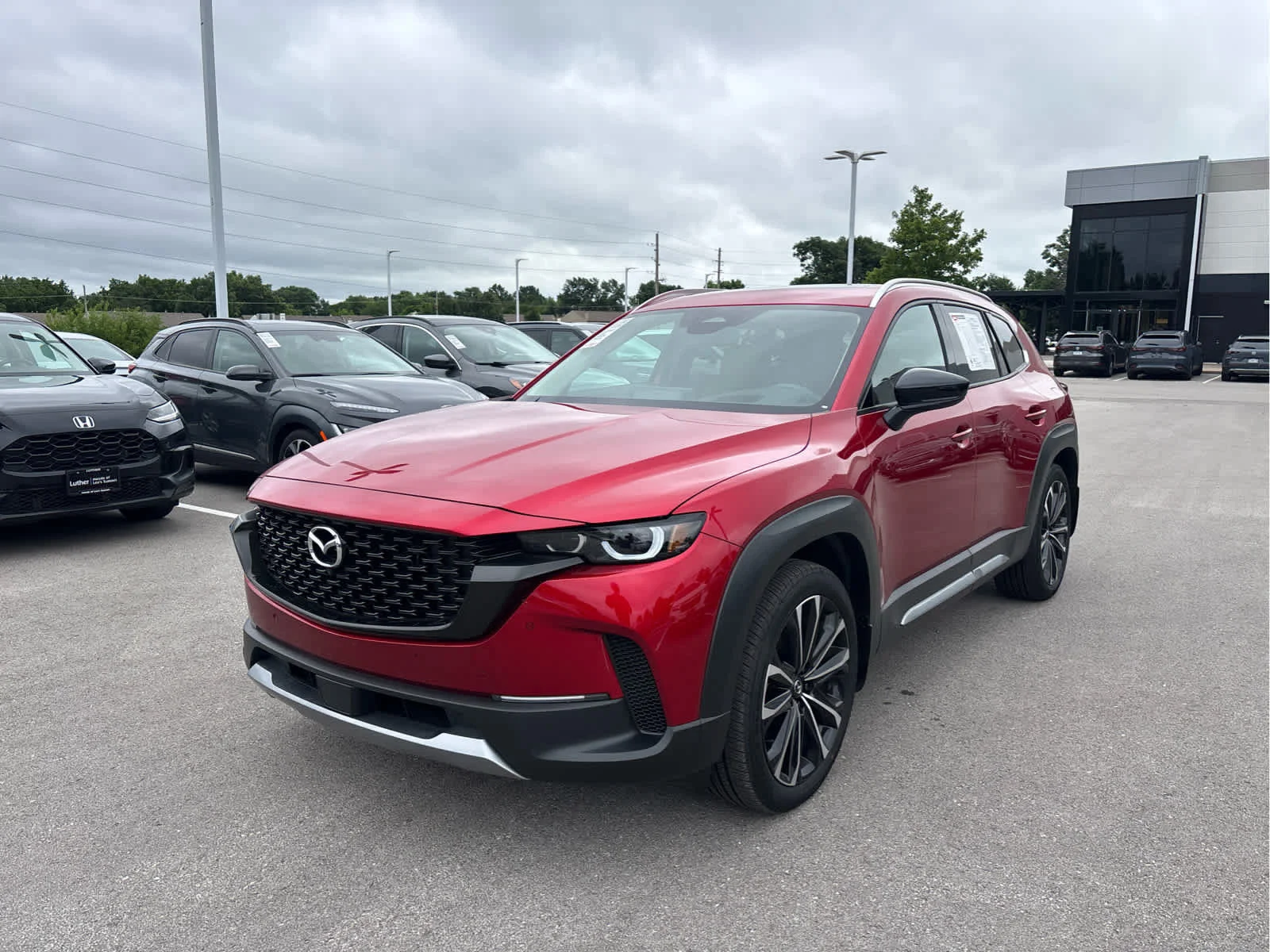 Certified 2025 Mazda CX-50 Premium Plus with VIN 7MMVABEY8SN387898 for sale in Kansas City