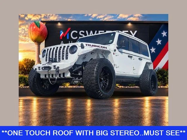 Used 2021 White Jeep Unlimited Rubicon image 1