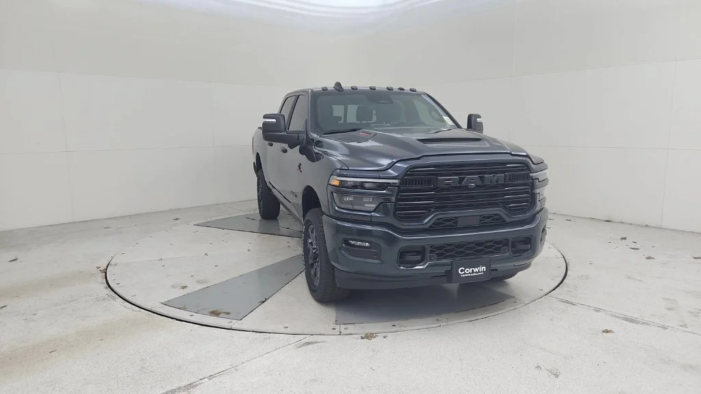 New 2026 Forged Blue Metallic Exterior Paint RAM Laramie image 4