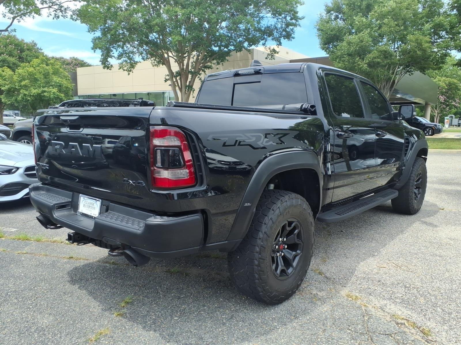 Used 2021 Diamond Black Crystal Pearlcoat Ram TRX image 6