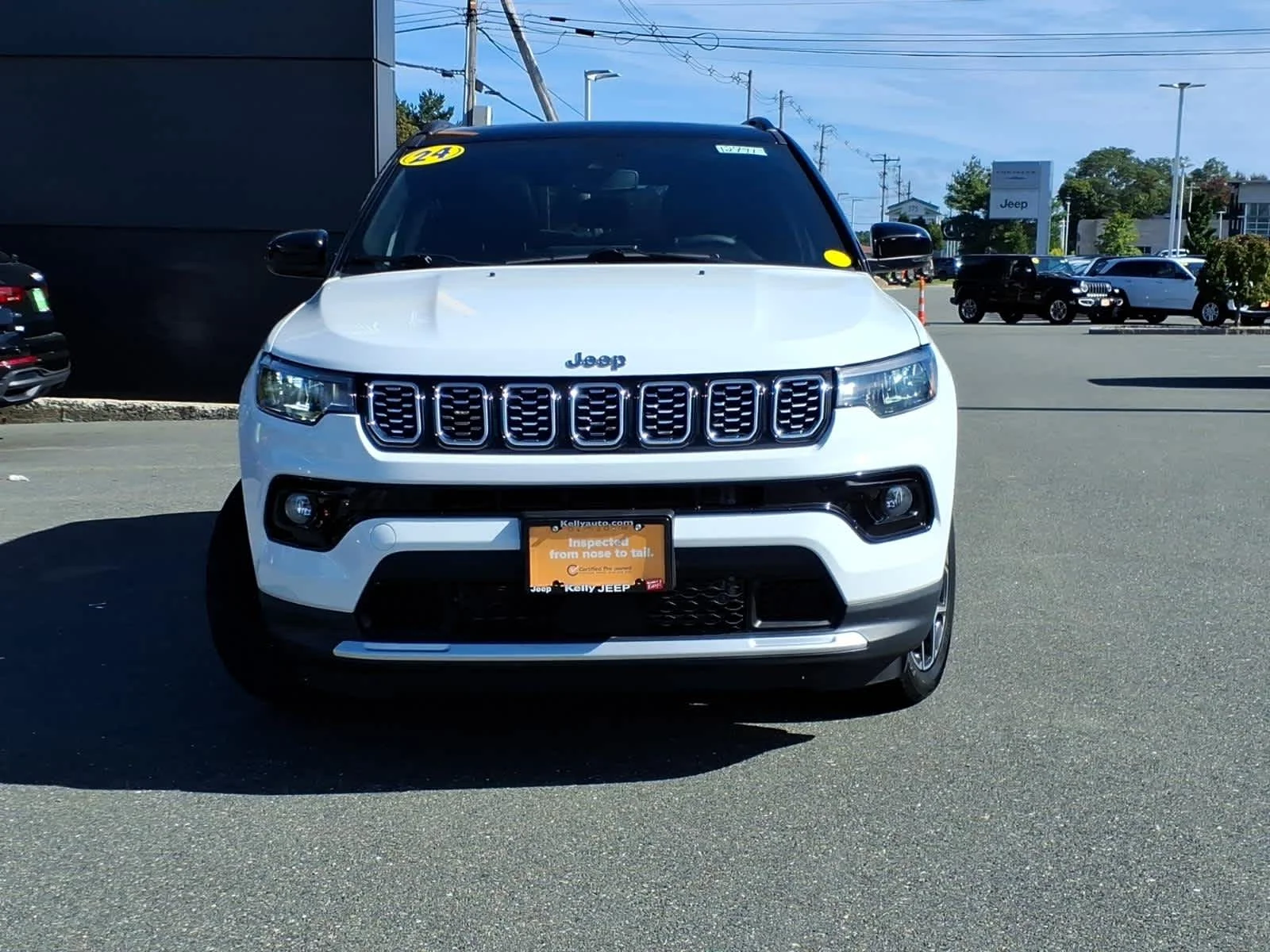 Certified Used 2024 Bright White Clearcoat Jeep Limited image 3