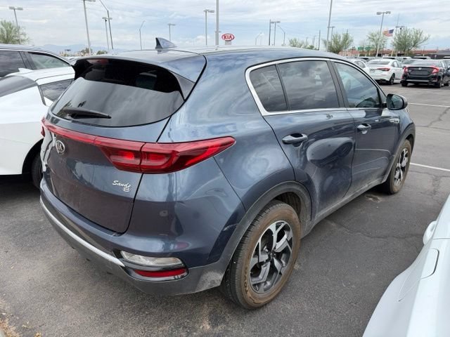 Used 2021 Pacific Blue Kia LX image 4