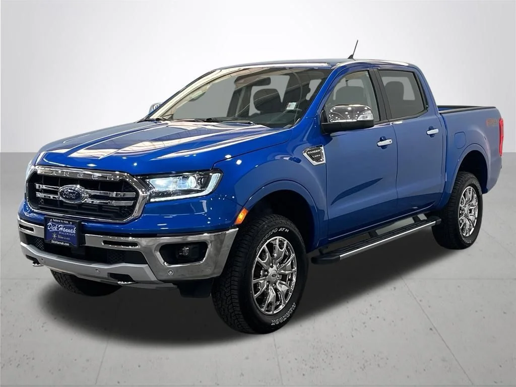 Used 2021 Blue Ford Lariat image 2