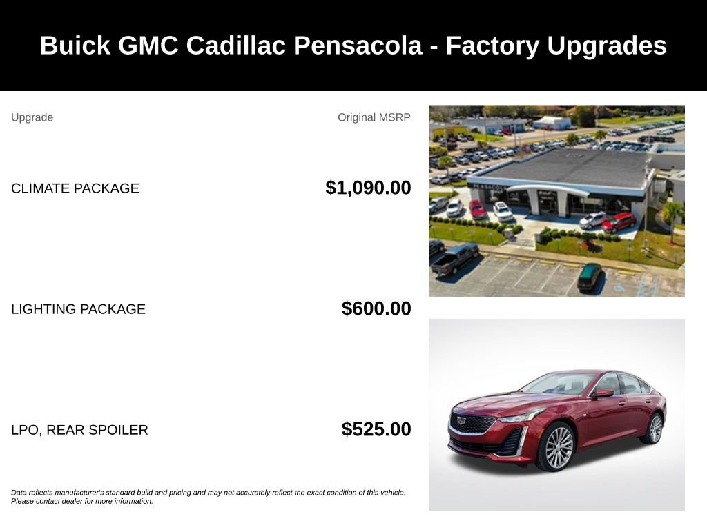 Used 2023 Red Cadillac Premium Luxury image 8